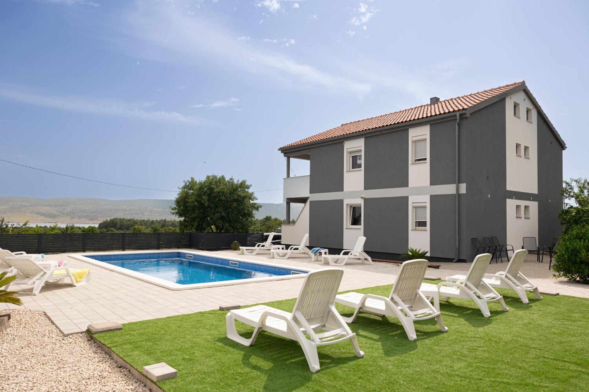 Apartments Zanic With Private Swimming Pool And Sea View Стариград-Пакленица Екстериор снимка